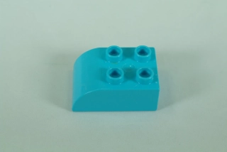 LEGO® DUPLO® cihla 2x3 se zakřivenou horní částí