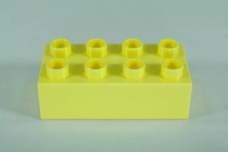 LEGO® DUPLO® kostka/cihla 2x4 - jasně žlutá