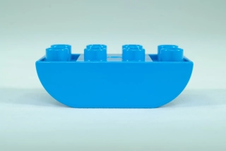 LEGO® DUPLO® cihla 2x4 sklon zakřivený obrácený dvojitý