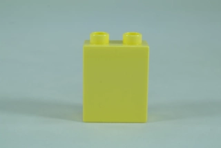 LEGO® DUPLO® kostka/cihla 1x2x2 jasně světle žlutá