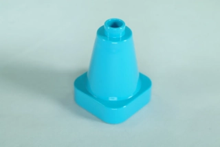LEGO® DUPLO® kužel středně azurový