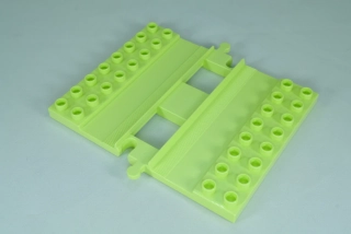 LEGO® DUPLO® kolej rovná s deskami 2x8