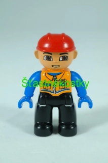 LEGO® DUPLO® figurka muže - strojvedoucí