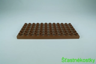 LEGO® DUPLO® deska 6x12 - hnědá