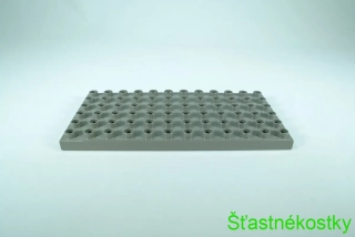 LEGO® DUPLO® deska 6x12 - tmavě šedá