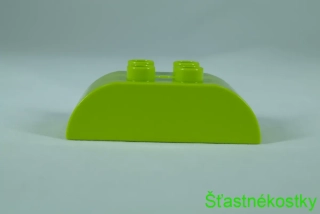 LEGO® DUPLO® cihla 2x4 sklon zakřivený dvojitý