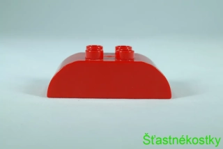 LEGO® DUPLO® cihla 2x4 sklon zakřivený dvojitý