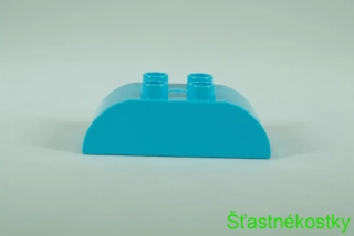 LEGO® DUPLO® cihla 2x4 sklon zakřivený dvojitý