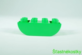 LEGO® DUPLO® cihla 2x4 sklon zakřivený obrácený dvojitý