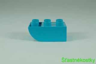 LEGO® DUPLO® cihla 2x3 se zakřivenou spodní částí
