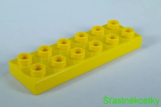 LEGO® DUPLO® kostka/deska 2x6 tenká