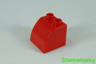 LEGO® DUPLO® cihla 2x2x1 1/2 zaoblená