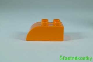 LEGO® DUPLO® cihla 2x3 se zakřivenou horní částí
