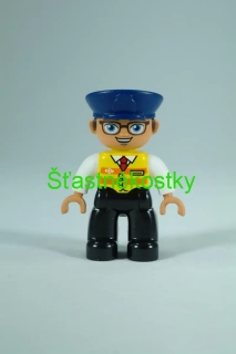 LEGO® DUPLO® figurka muže - strojvedoucí