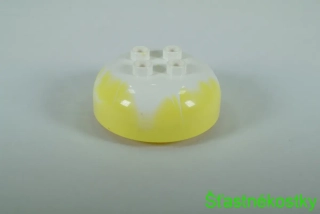 LEGO® DUPLO® kopeček zmrzliny žlutý, s bílou polevou