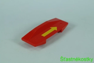 LEGO® DUPLO® akční kostka červená, směr jízdy lokomotivy