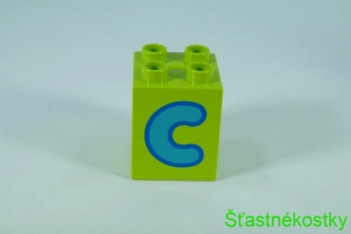 LEGO® DUPLO® písmena 2x2x2 - C