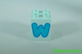 LEGO® DUPLO® písmena 2x2x2 - W