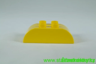 LEGO® DUPLO® cihla 2x4 sklon zakřivený dvojitý