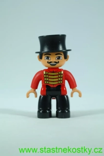 LEGO® DUPLO® figurka muže - cirkusový principál